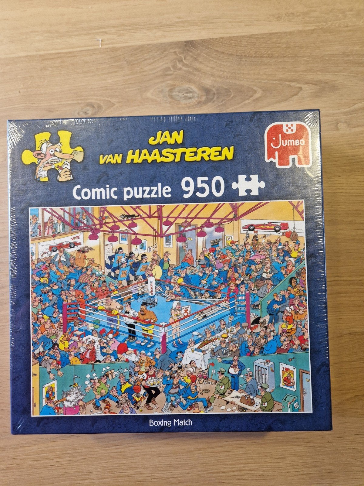 Nieuw Jan van Haasteren Comic Puzzel - Boxing Match 950 stuk, Ophalen of Verzenden, 500 t/m 1500 stukjes, Nieuw, Legpuzzel