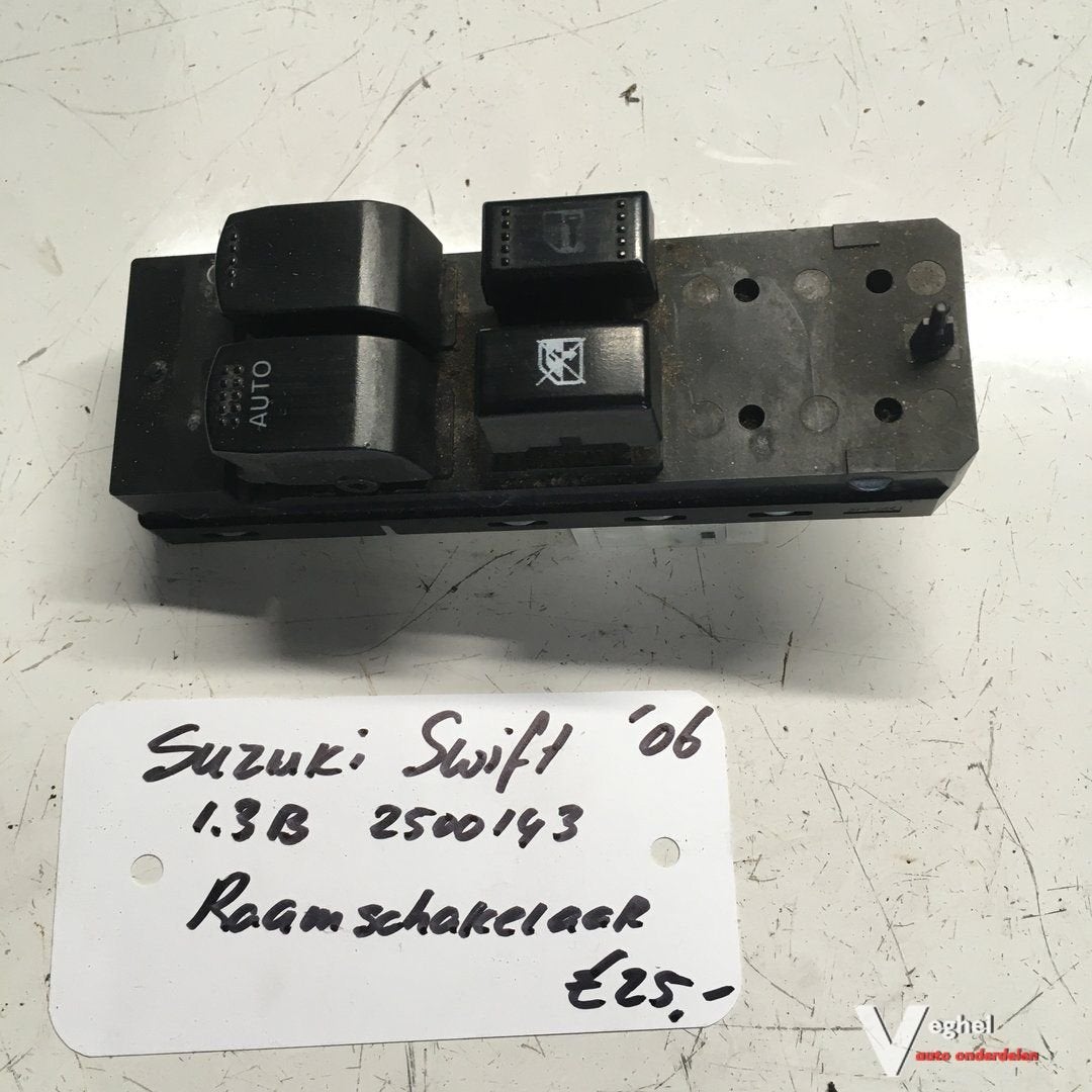 Suzuki Swift 1.3 Benzine 2006 2500143  Raamschakelaar Linksv, Gebruikt, -, -, Ophalen of Verzenden