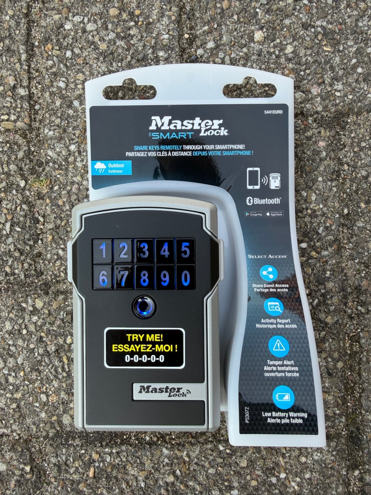 Master Lock Smart Sleutelkluis met Bluetooth en Cijfercode, Overige typen, Nieuw, Ophalen of Verzenden, Overige soorten