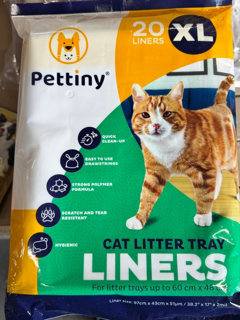 Kattebak liners, Ophalen, Nieuw