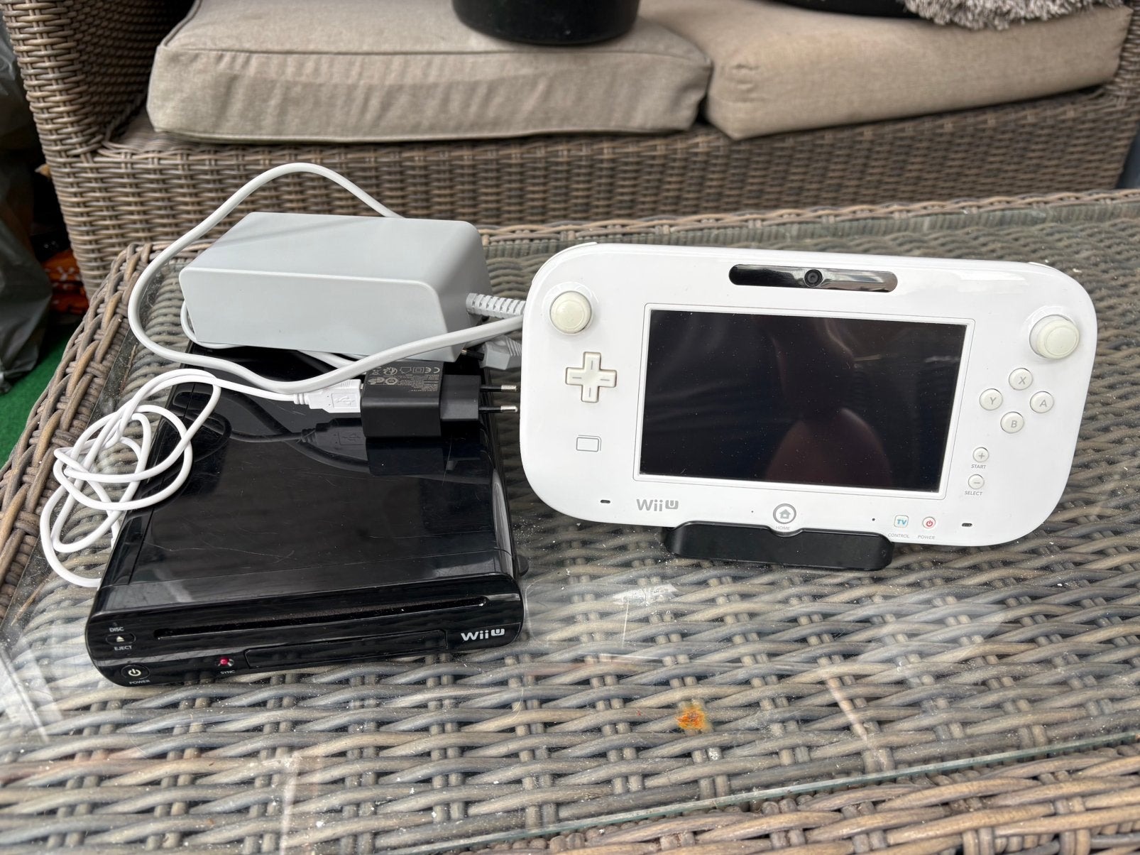WiiU 32 gb, Spelcomputers en Games, Spelcomputers | Nintendo Wii U, Ophalen, Gebruikt, Met 1 controller