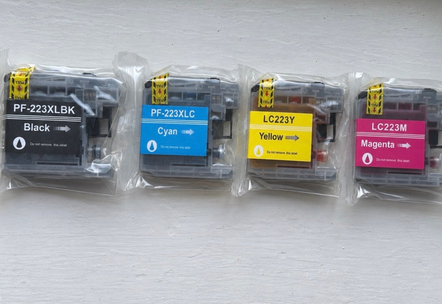 Nieuwe PF-223XLBK, PF-223XLC, LC223Y, LC223M inktcartridges, Ophalen of Verzenden, Nieuw, Cartridge