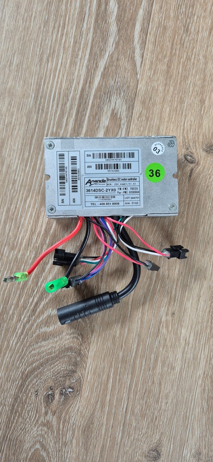 Ananda Brushless DC Motor Controller voor E-bike, Ophalen of Verzenden, Nieuw, Elektrische fiets, Motor