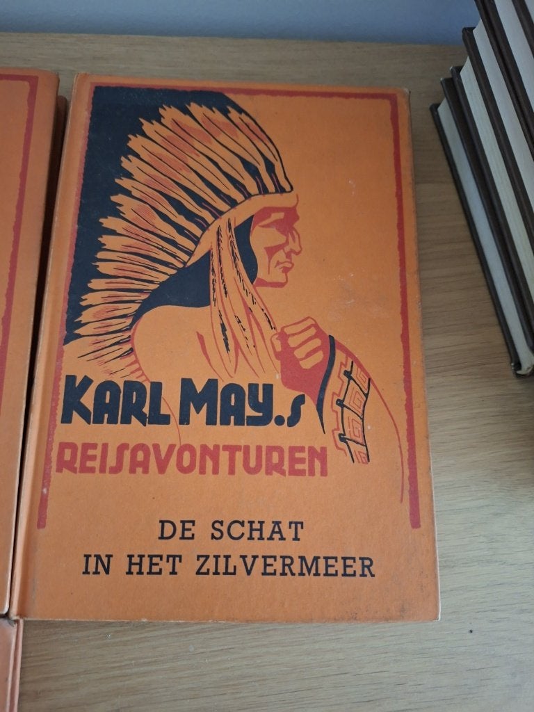 boekje reis avonturen Karl May, Boeken, Avontuur en Actie, Verzenden, Gelezen