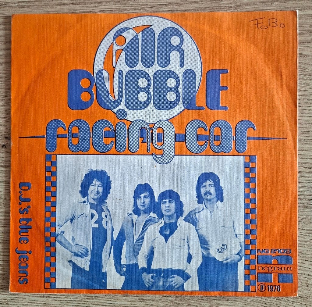 Air Bubble single Racing Car, Gebruikt, 7 inch, Single, Ophalen of Verzenden
