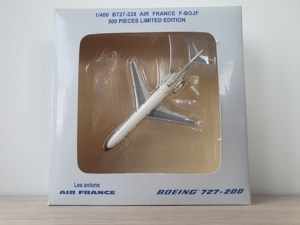 Air France 727-228 F-BOJF 1:400, Verzamelen, Ophalen of Verzenden, Zo goed als nieuw, Schaalmodel