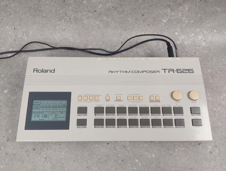👉 Roland TR-626 Rhythm Composer!  Netjes & helder display!, Ophalen of Verzenden, Gebruikt, Roland