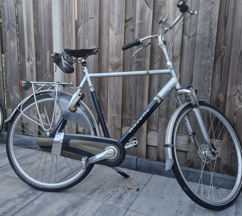 Dames en herenfiets Gazelle Davos, Ophalen, Gebruikt, Versnellingen, 49 tot 53 cm