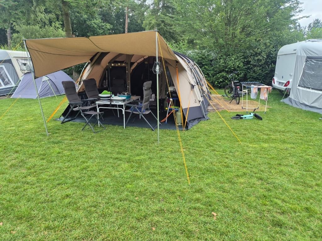 Redwood Birch 440 TC 6pers. met parawing, evt. soleil luifel, Caravans en Kamperen, Ophalen, Zo goed als nieuw, Tot en met 6