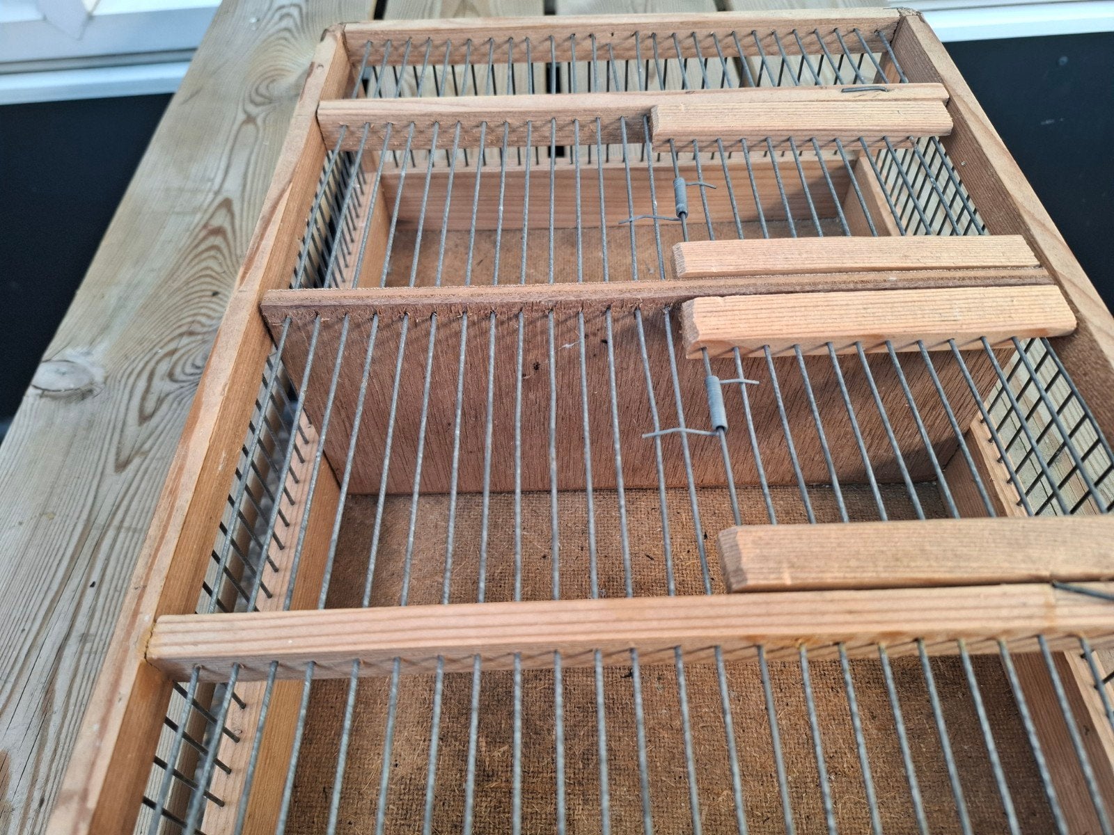 vervoerkistje voor vogels, Ophalen of Verzenden, Zo goed als nieuw, Hout, Vogelkooi