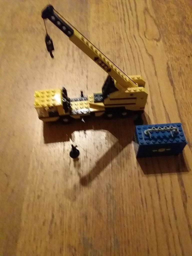 lego nr 6361 kraanwagen, Kinderen en Baby's, Speelgoed | Duplo en Lego, Inclusief minifiguren, Gebruikt, Lego, Ophalen of Verzenden