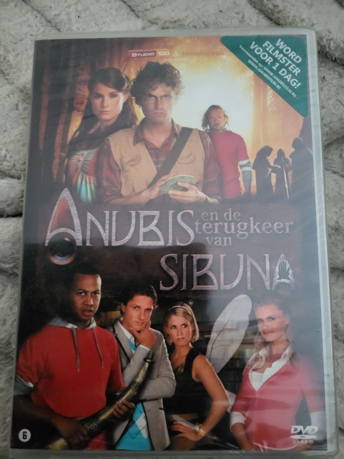 Het Huis Anubis en de terugkeer van Sibuna DVD, Cd's en Dvd's, Alle leeftijden, Familie, Nieuw in verpakking, Film
