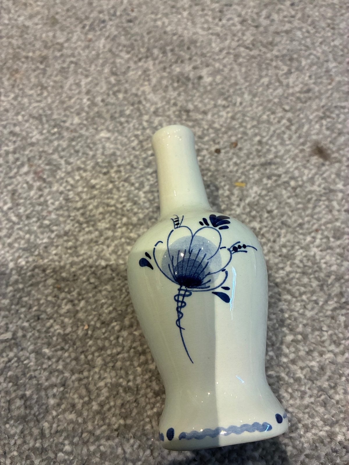 Delfts Blauw Vaasje - OXO - Handbeschilderd, Ophalen of Verzenden