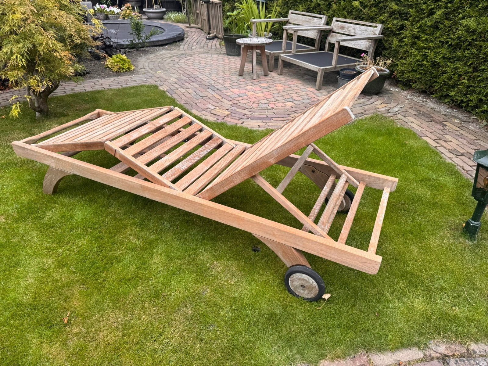 Barlow Tyrie Capri ligbed, Ophalen, Zo goed als nieuw, Aluminium