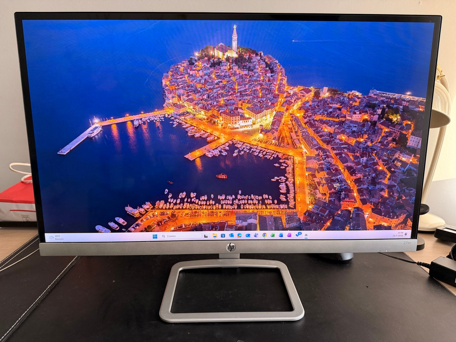 HP 27er 27-inch Display - Full HD Monitor, Computers en Software, Monitoren, Zo goed als nieuw, 60 Hz of minder, HDMI, Kantelbaar
