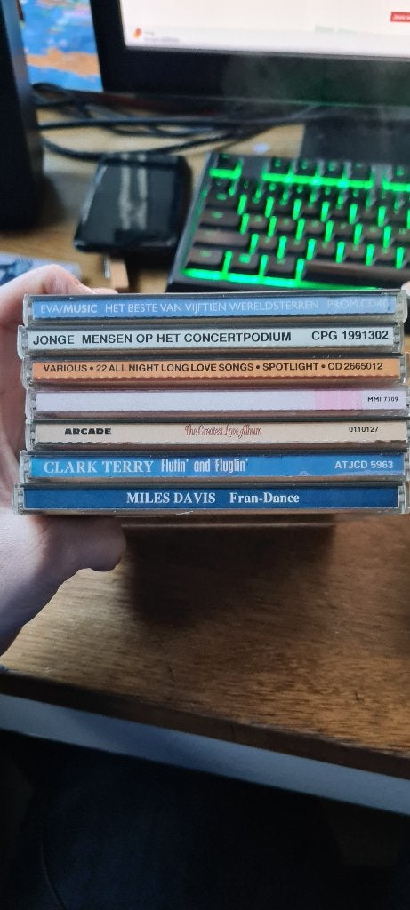 Diverse cd s Clark Terry Miles Davis grease rock and roll, Ophalen, Zo goed als nieuw