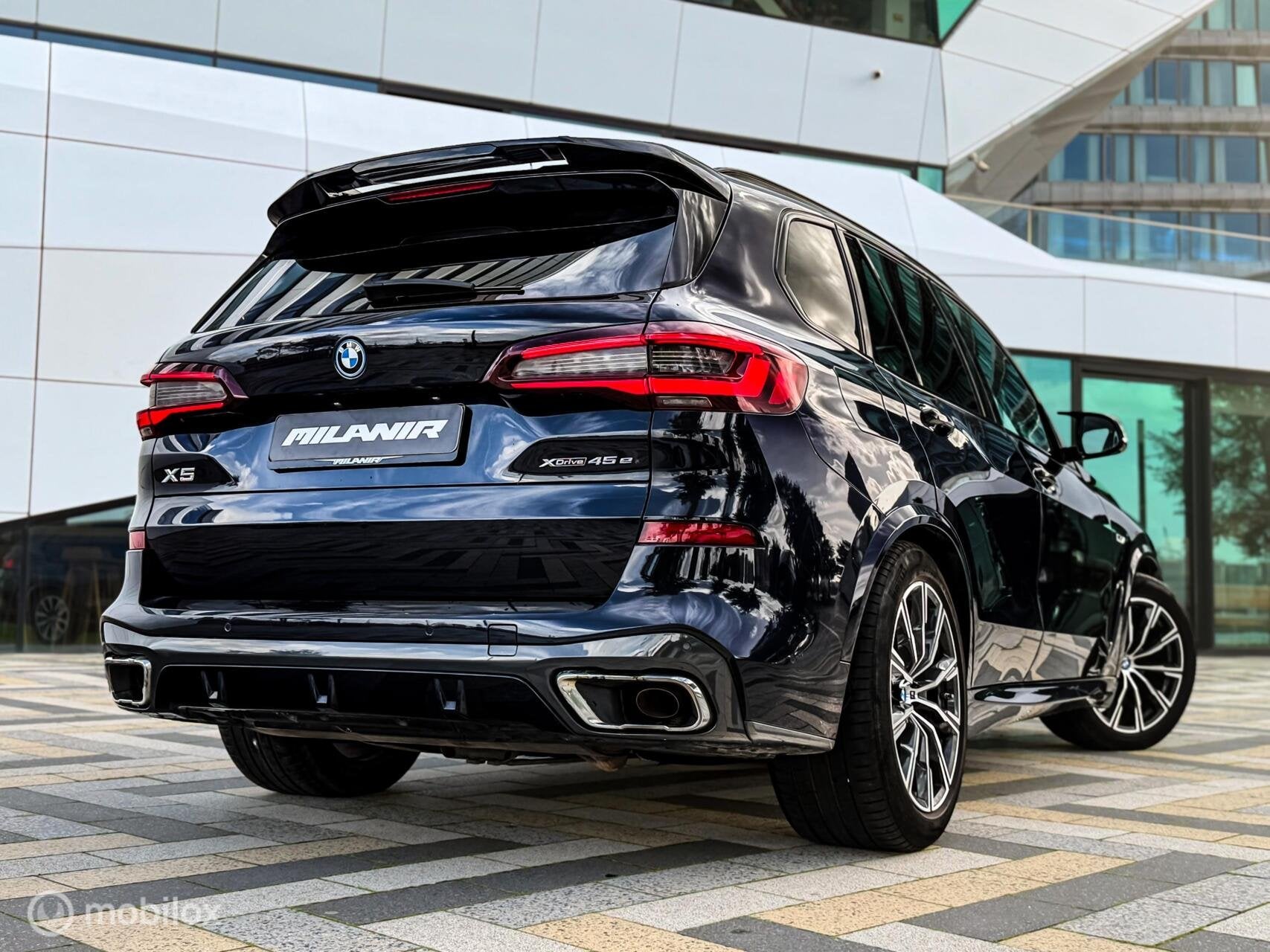 BMW X5 xDrive45e M-Sport |Pano |Sfeer |HUD |Spoilerpakket, Auto's, Dealer onderhouden, Gebruikt, Blauw, Leder
