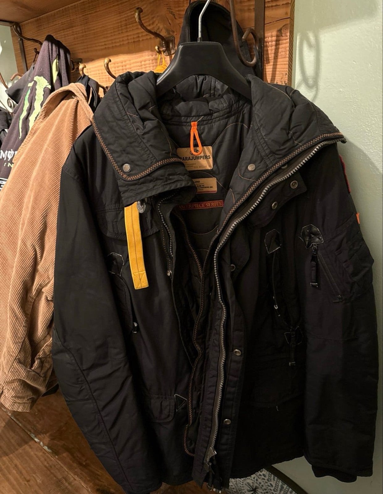 Parajumpers Masterpiece Right Hand Jacket Zwart L, Ophalen of Verzenden, Zo goed als nieuw, Maat 52/54 (L), Zwart