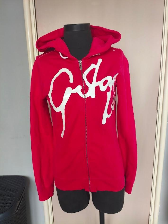 G-Star Raw fel roze dames vest met logo bedrukking, Kleding | Dames, Truien en Vesten, Ophalen of Verzenden, Roze, Maat 36 (S)