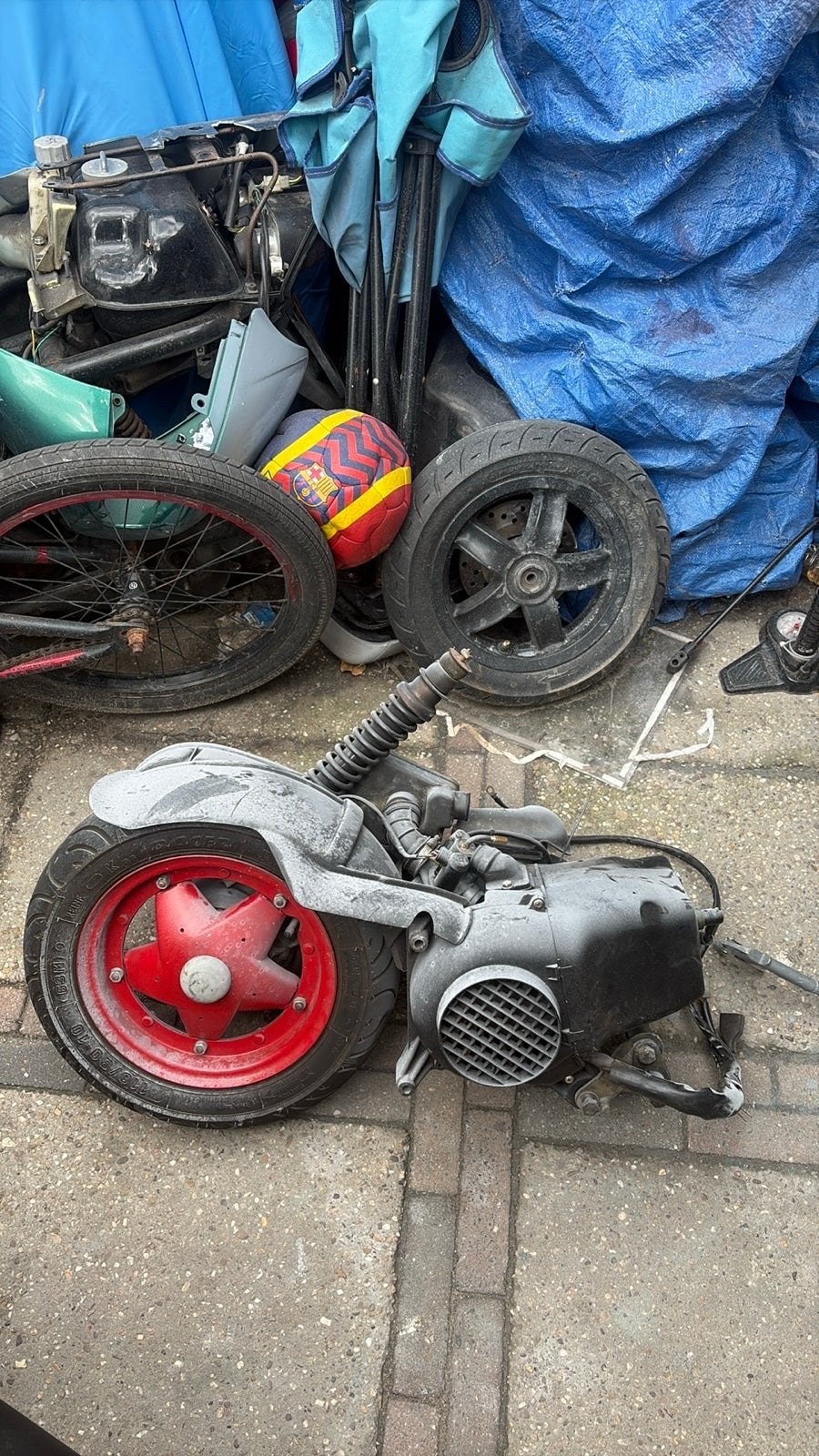 Piaggio SKR 125 blok, Fietsen en Brommers, Ophalen, Gebruikt, Blok, Piaggio