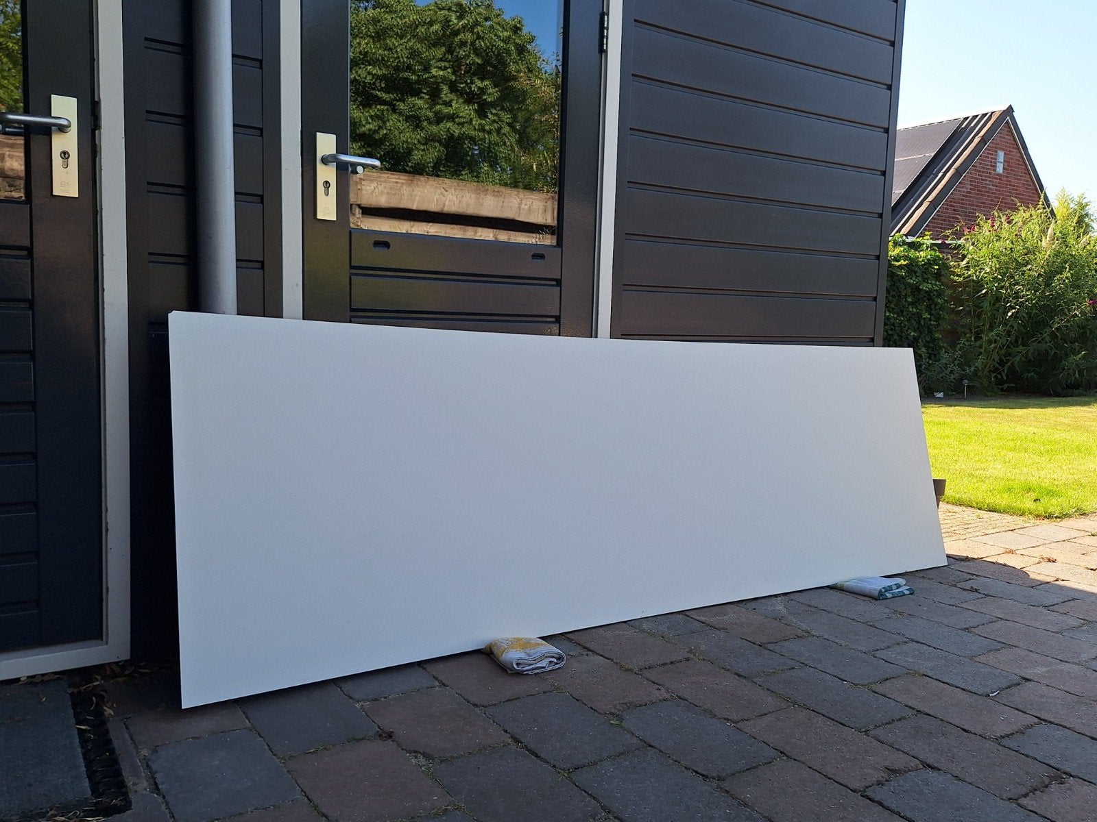 Witte HPL/Trespa plaat., Ophalen, Nieuw, HPL