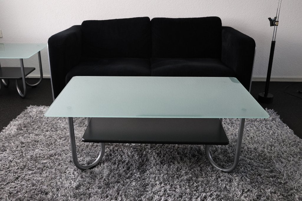 Complete zithoek incl. salon- en bijzettafel (Montel), Ophalen, Gebruikt, Metaal, Modern