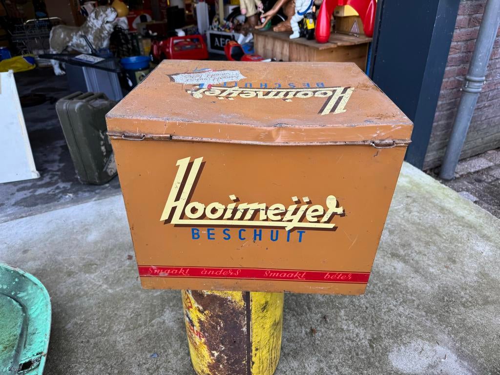 Vintage Hooimeijer Beschuit blik - Uniek verzamelobject, Ophalen