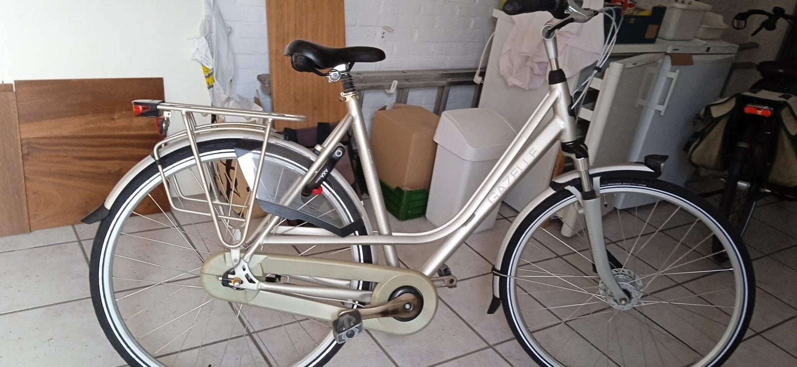 Gazelle damesfiets, Ophalen, 53 tot 56 cm, Versnellingen, Zo goed als nieuw