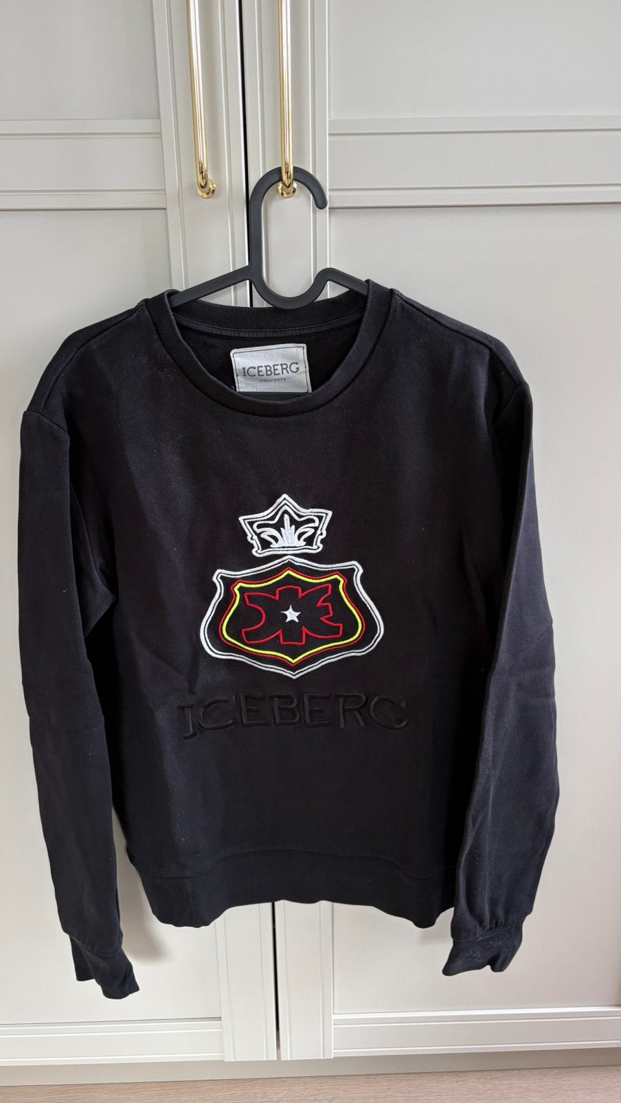 Iceberg trui maat S, Ophalen of Verzenden, Zo goed als nieuw, Maat 46 (S) of kleiner, Zwart