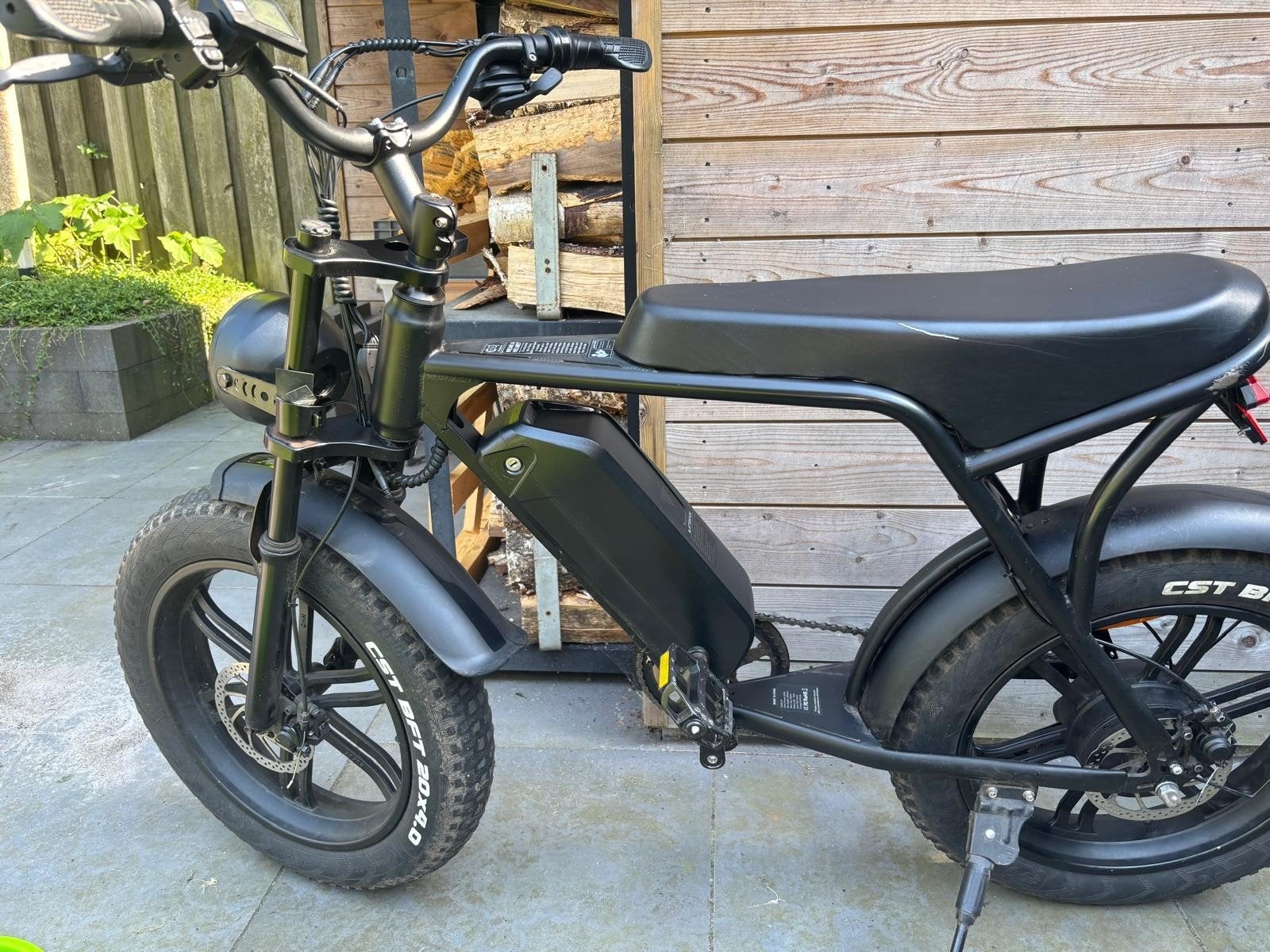 Ouxi v8 Fatbike E-bike, Gebruikt, 51 tot 55 cm, 50 km per accu of meer, Ophalen