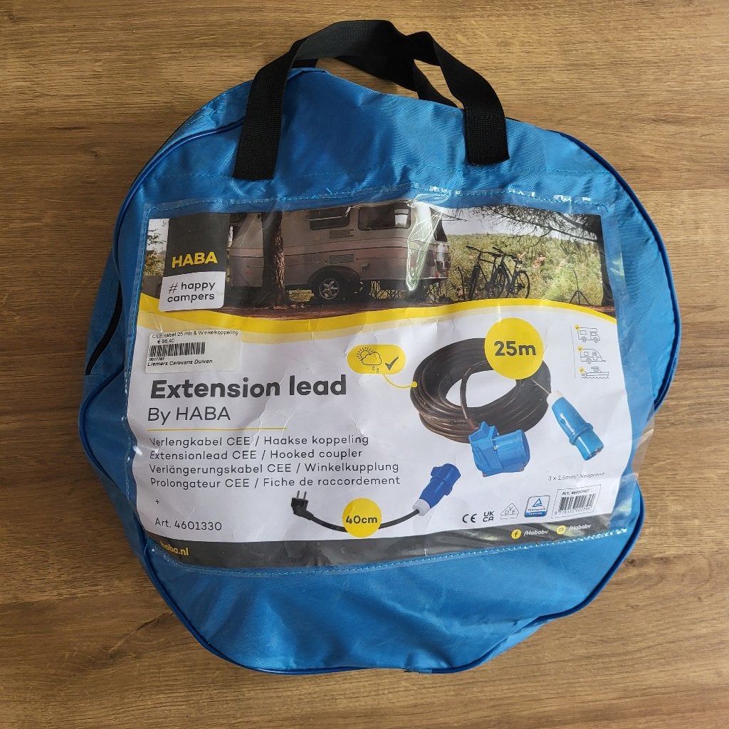 Cee kabel 25 meter, Ophalen, Zo goed als nieuw
