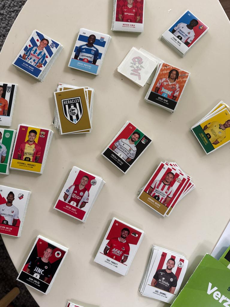 Voetbalplaatjes plus te ruil, Plus, Ophalen of Verzenden