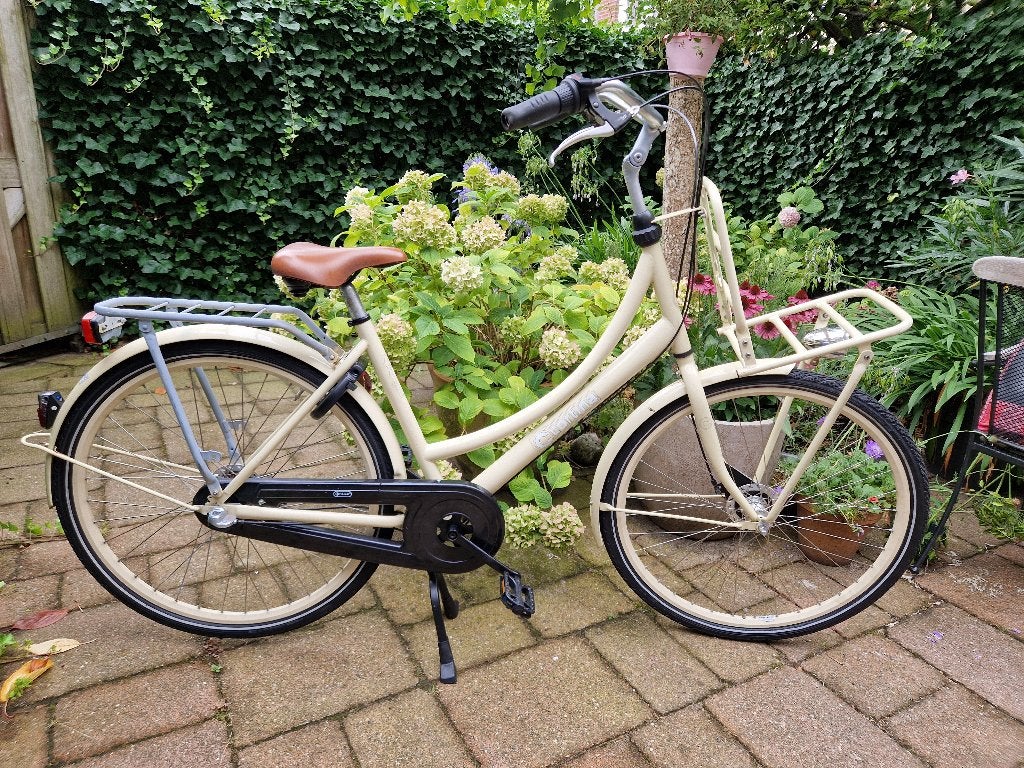 Cortina fiets creme, Fietsen en Brommers, Gebruikt, (Extra) lage instap, 50 tot 53 cm, Trommelrem