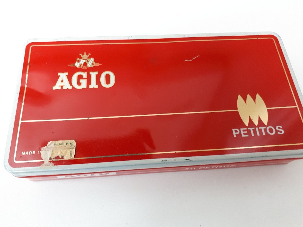 Origineel Sigarenblik *AGIO PETITOS*Made in Holland (Duizel), Verzamelen, Ophalen of Verzenden, Gebruikt, Overige, Overige merken