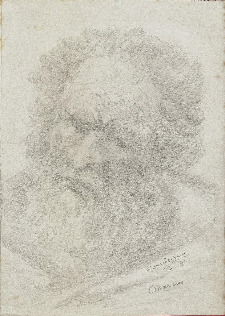 C. J. Snoeijerbosch potloodtekening "Marcus",1911 gesigneerd, Ophalen