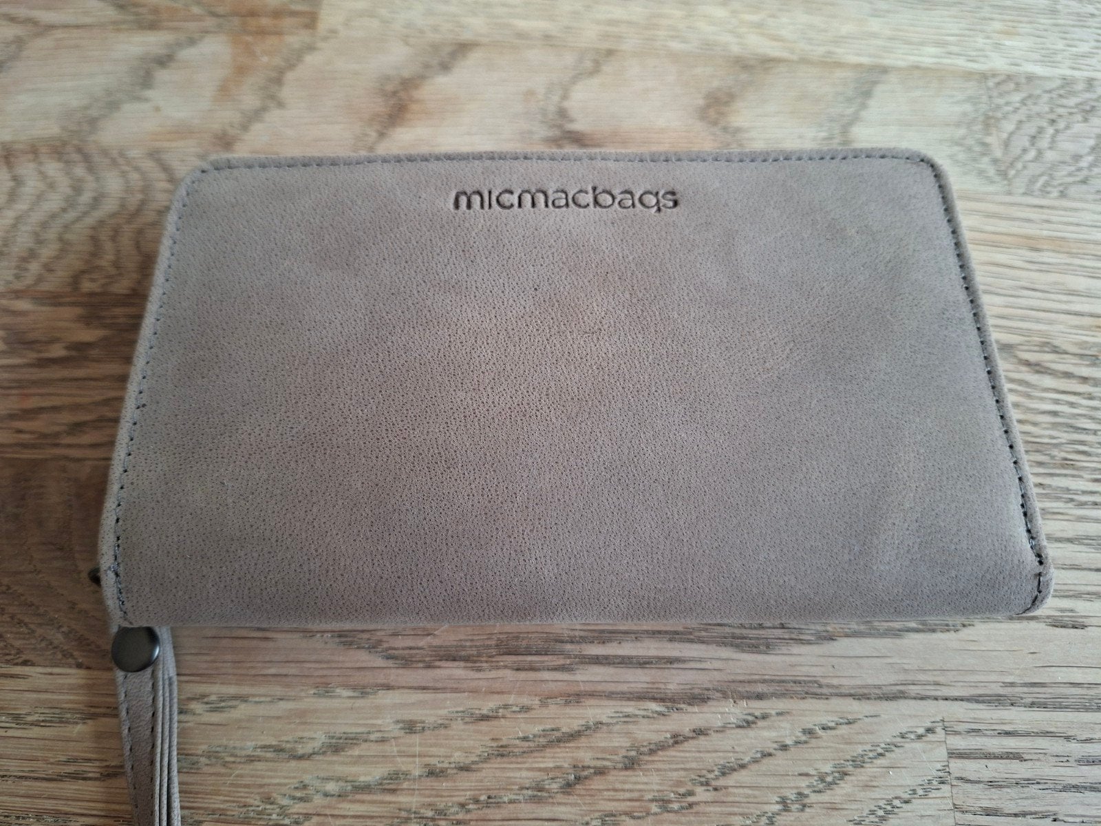 MICMACBAGS nieuwe LEREN Portemonnee met koord/bandje, Overige merken, Overige kleuren, Nieuw, Ophalen of Verzenden