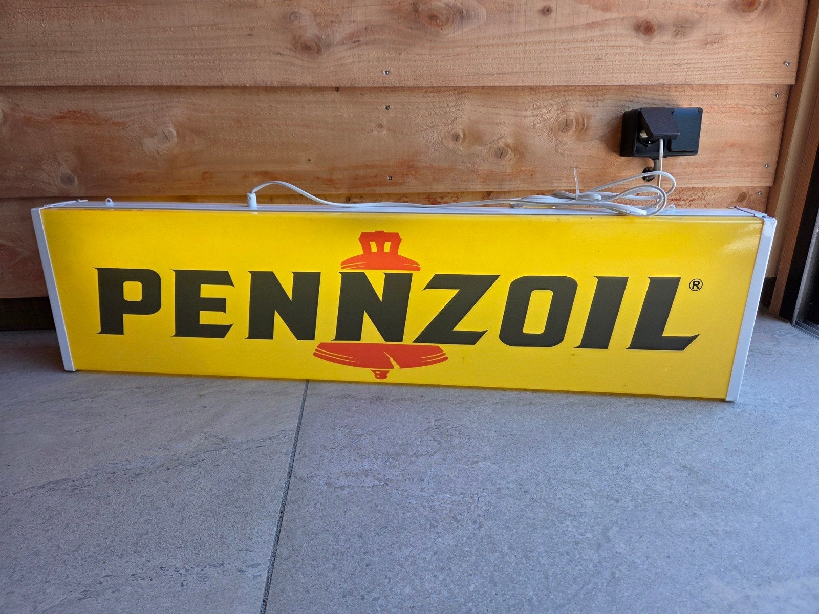 Lichtbak pennzoil, Verzamelen, Merken en Reclamevoorwerpen, Ophalen of Verzenden, Nieuw, Lichtbak of (neon) lamp