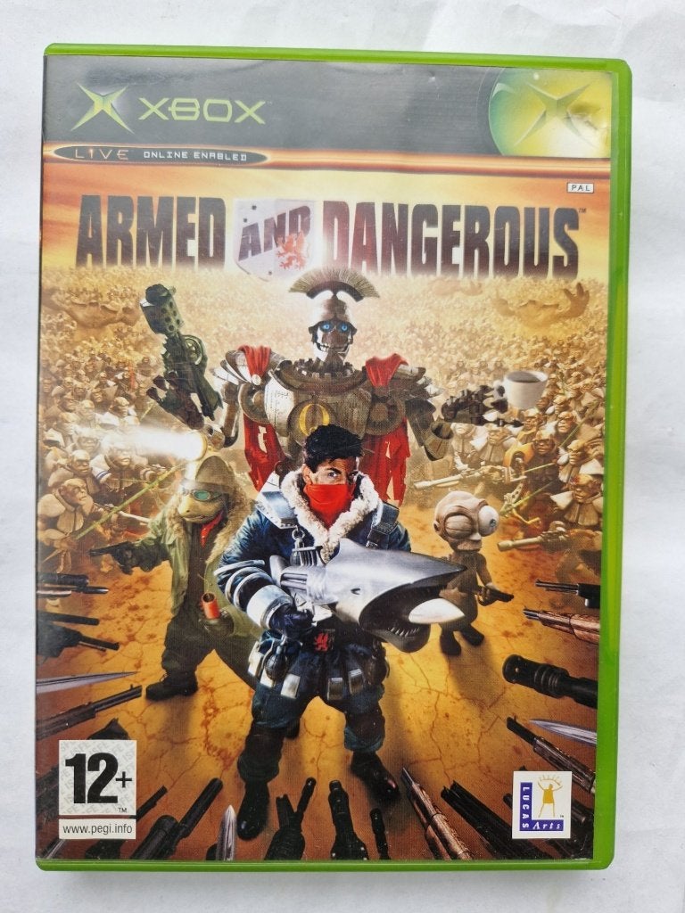 ARMED and DANGEROUS, Spelcomputers en Games, Games | Xbox Original, Gebruikt, 1 speler, Racen en Vliegen, Ophalen of Verzenden
