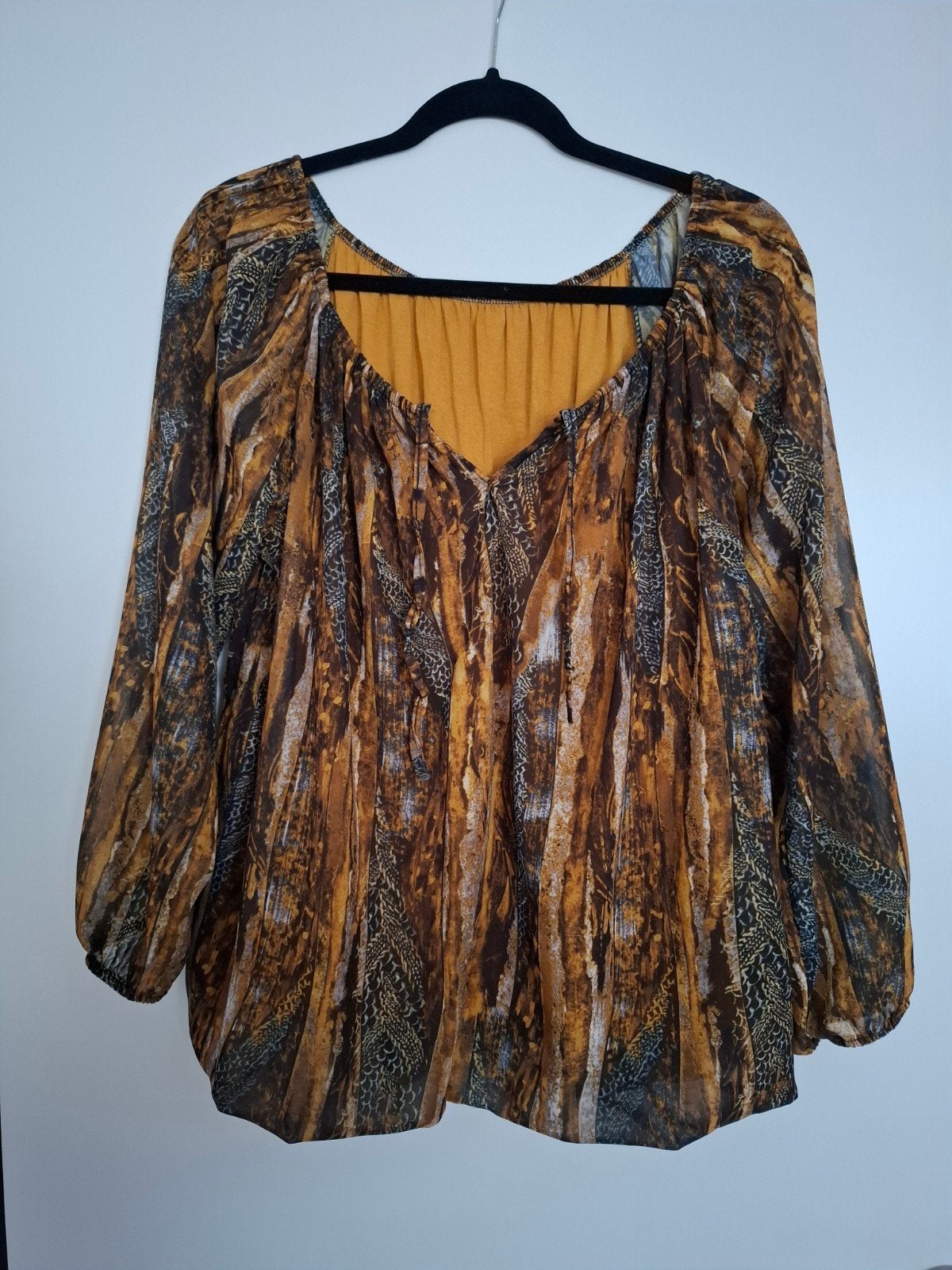 Mooie Ballon top , universele maat, Kleding | Dames, Meerkleurig, Ophalen of Verzenden, Lange mouw, Onbekend
