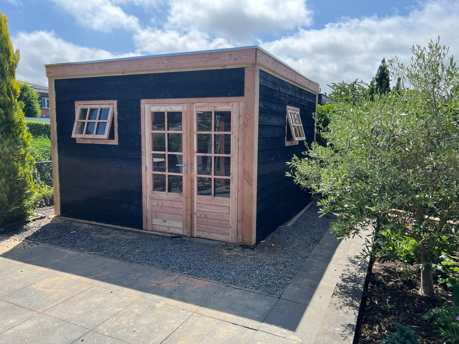 Tuinhuis - Overkapping - veranda -schuur maatwerk, Ophalen, Tuinhuis, Nieuw, 2 ramen