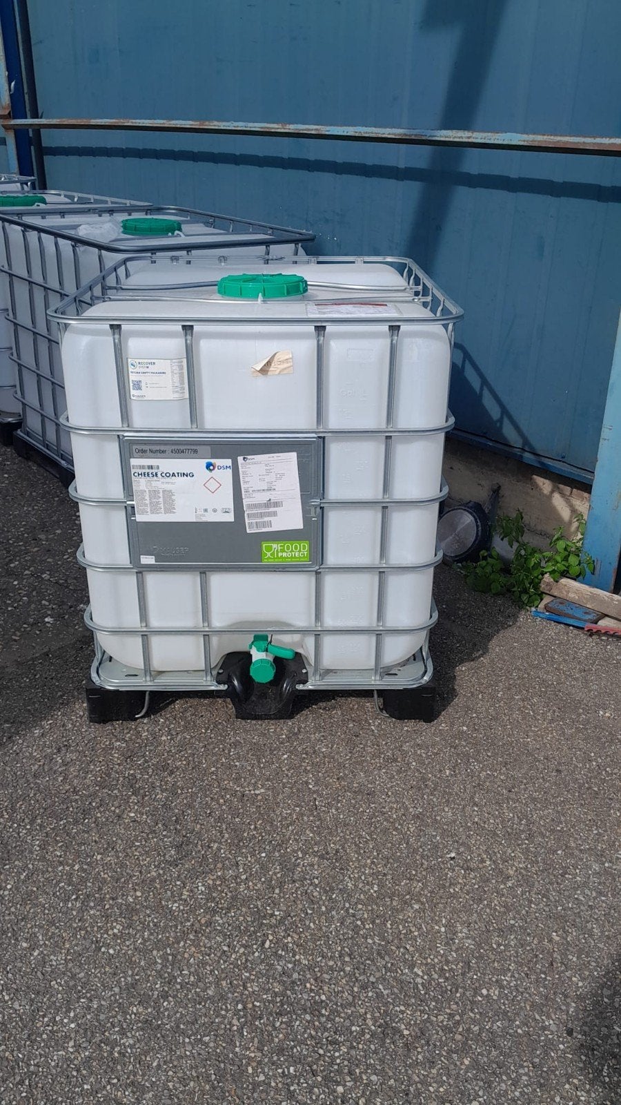 IBC VATEN/HOUTOPSLAGCONTAINER, Ophalen, 100 cm of meer, 60 cm of meer, 50 cm of meer