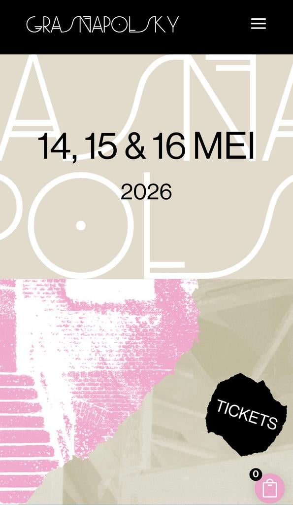 Grasnapolsky passe-partout 14-16 mei Groningen, Eén persoon