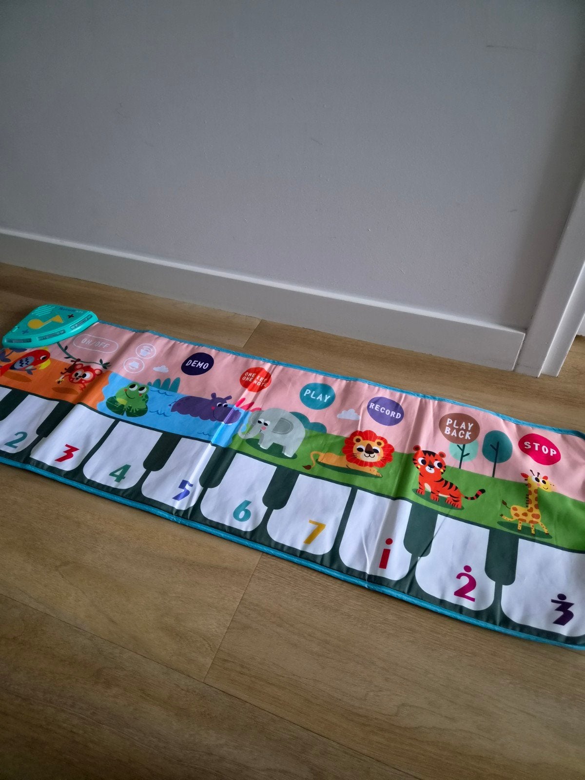 Muziek speelmat piano met dieren voor baby's en peuters, Kinderen en Baby's, Ophalen of Verzenden, Zo goed als nieuw, Overige typen
