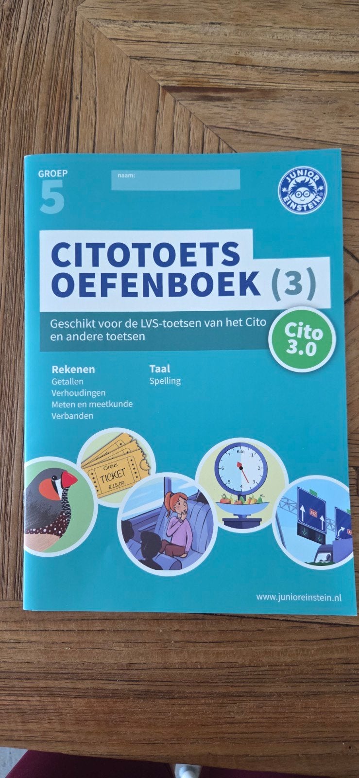 Junior Einstein Cito Toets boek Groep 5, Ophalen of Verzenden, Gelezen, Overige niveaus, Nederlands
