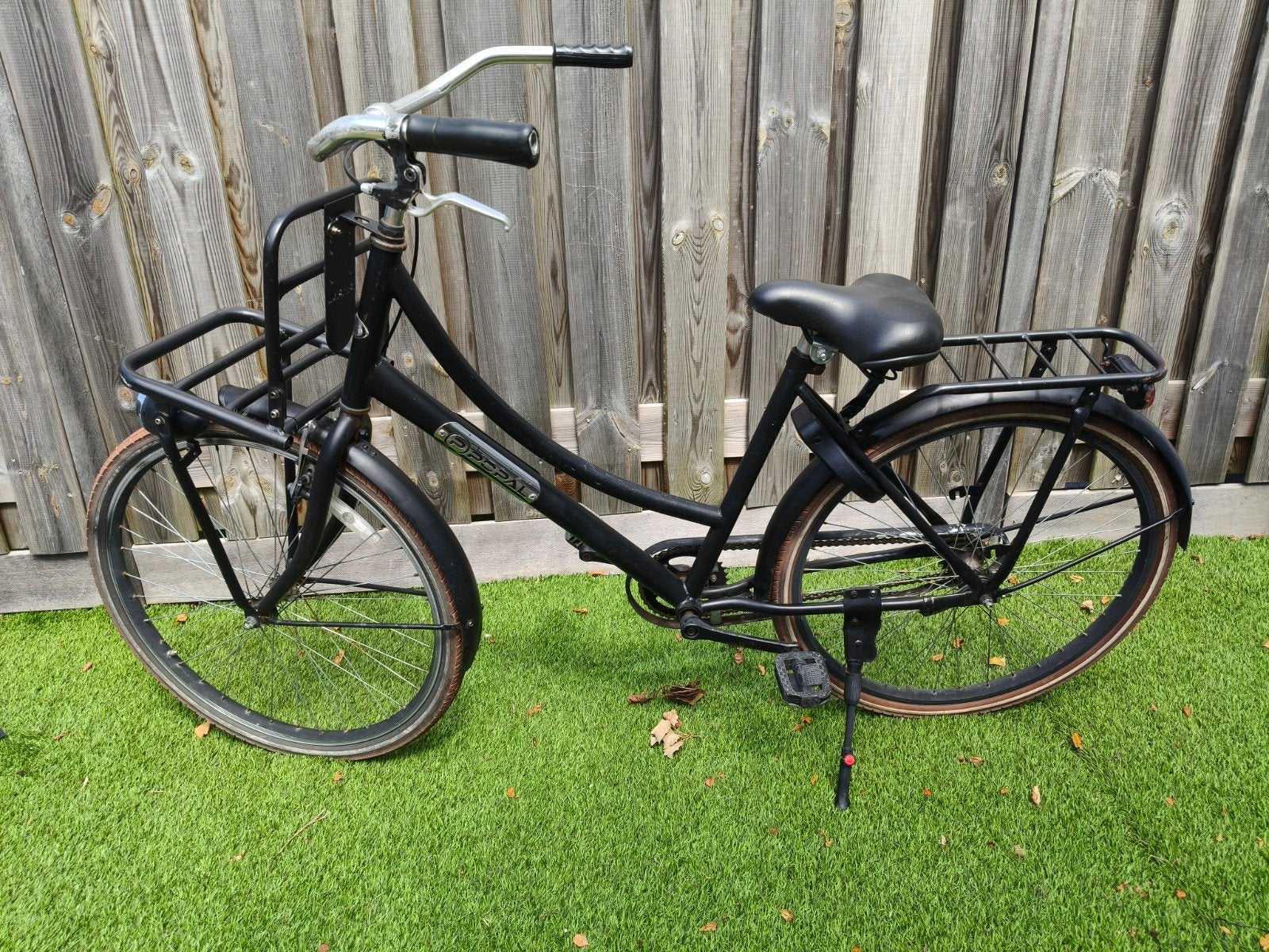 Popal Daily Dutch Basic Transportfiets - Zwart, Fietsen en Brommers, Fietsen | Dames | Damesfietsen, Terugtraprem, Ophalen, Overige merken