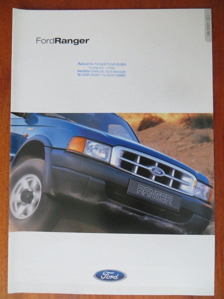 Ford Ranger (aug. 2001), Ophalen of Verzenden, Nieuw, Ford
