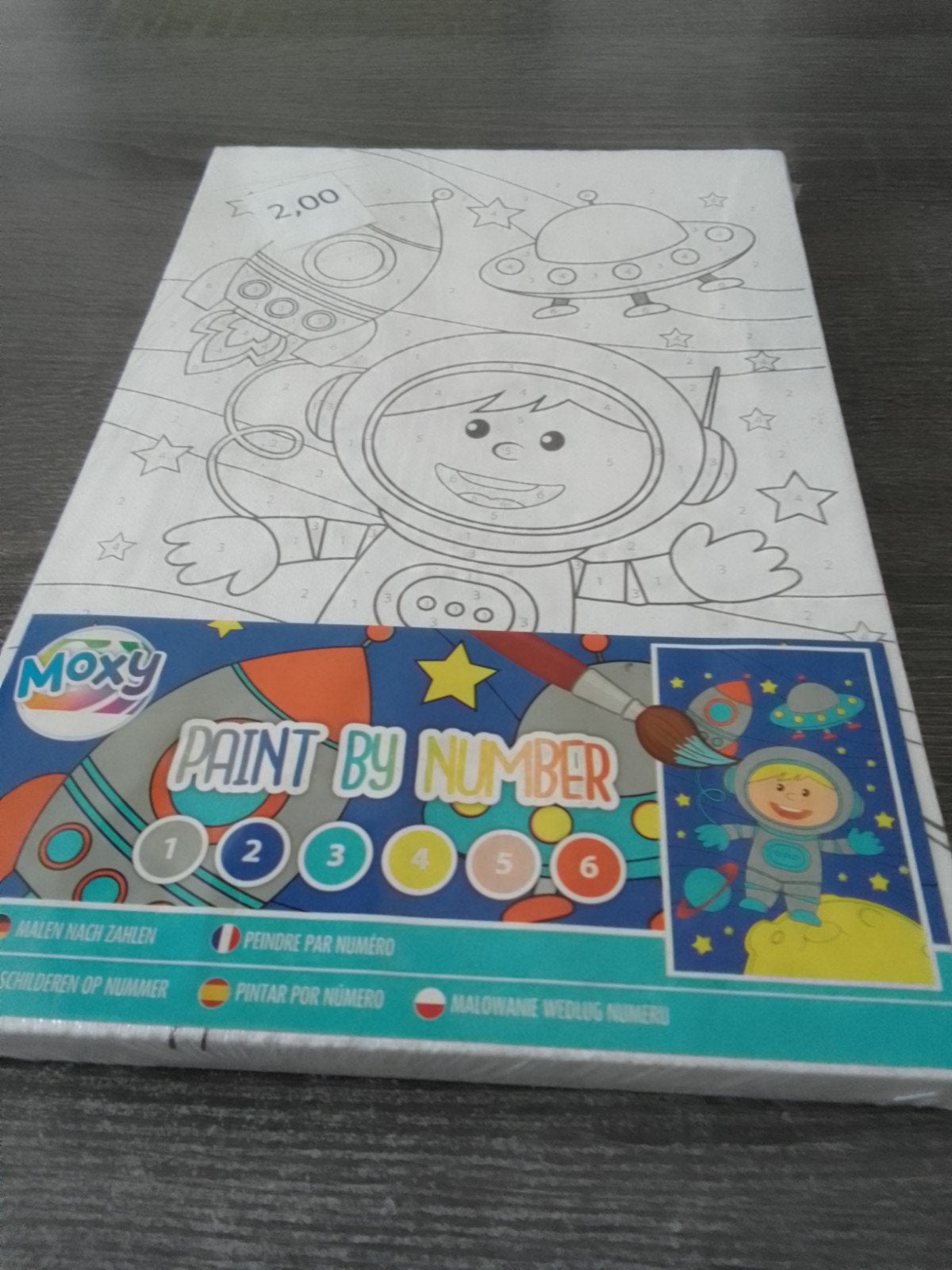 Moxy Paint by Number Verfsetje Ruimtevaart, Ophalen, Nieuw, Schilderen op nummer