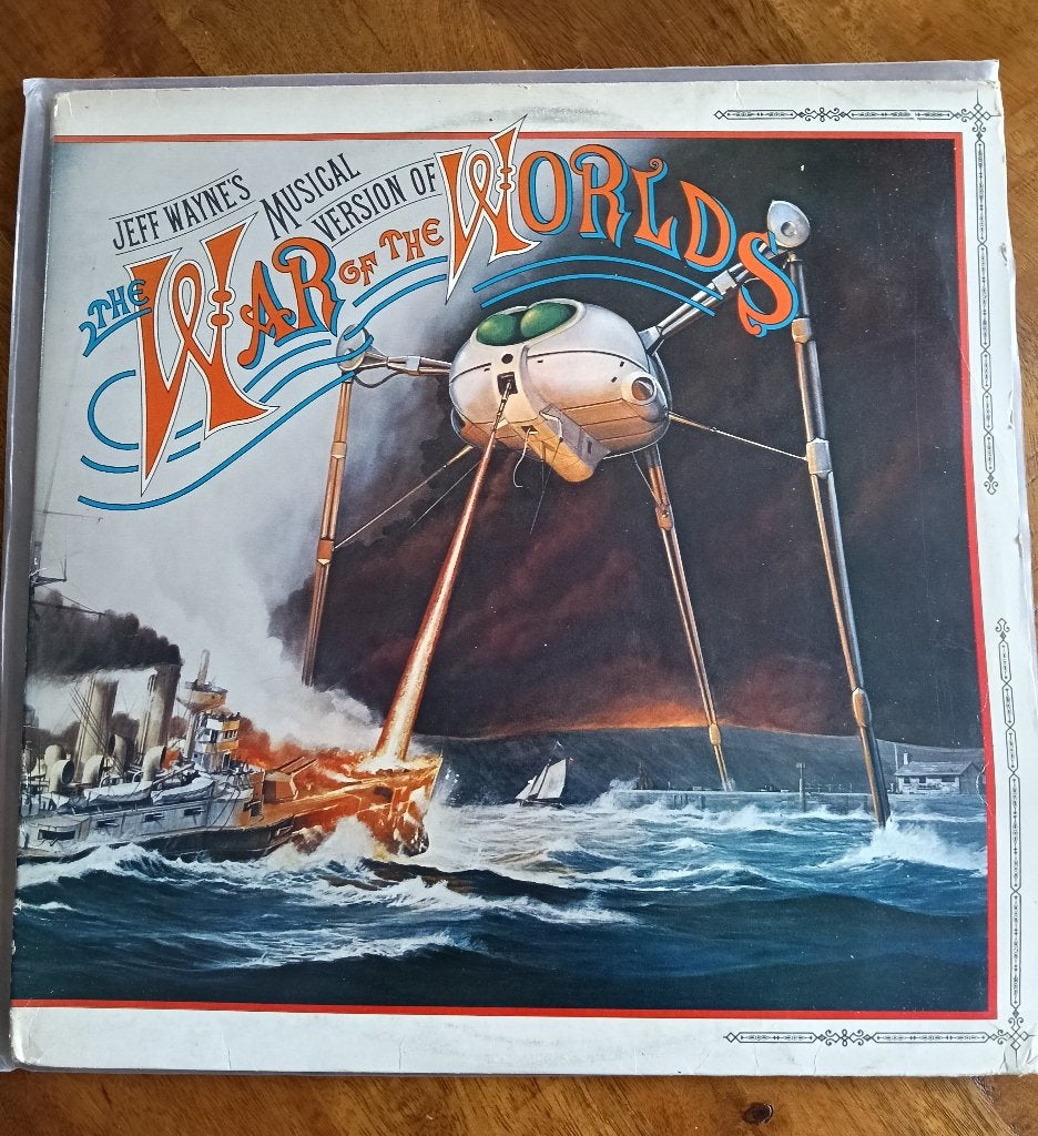 Lp Jeff Wayne  The War of the Worlds, Inclusief poster, Ophalen, Gebruikt, 12 inch