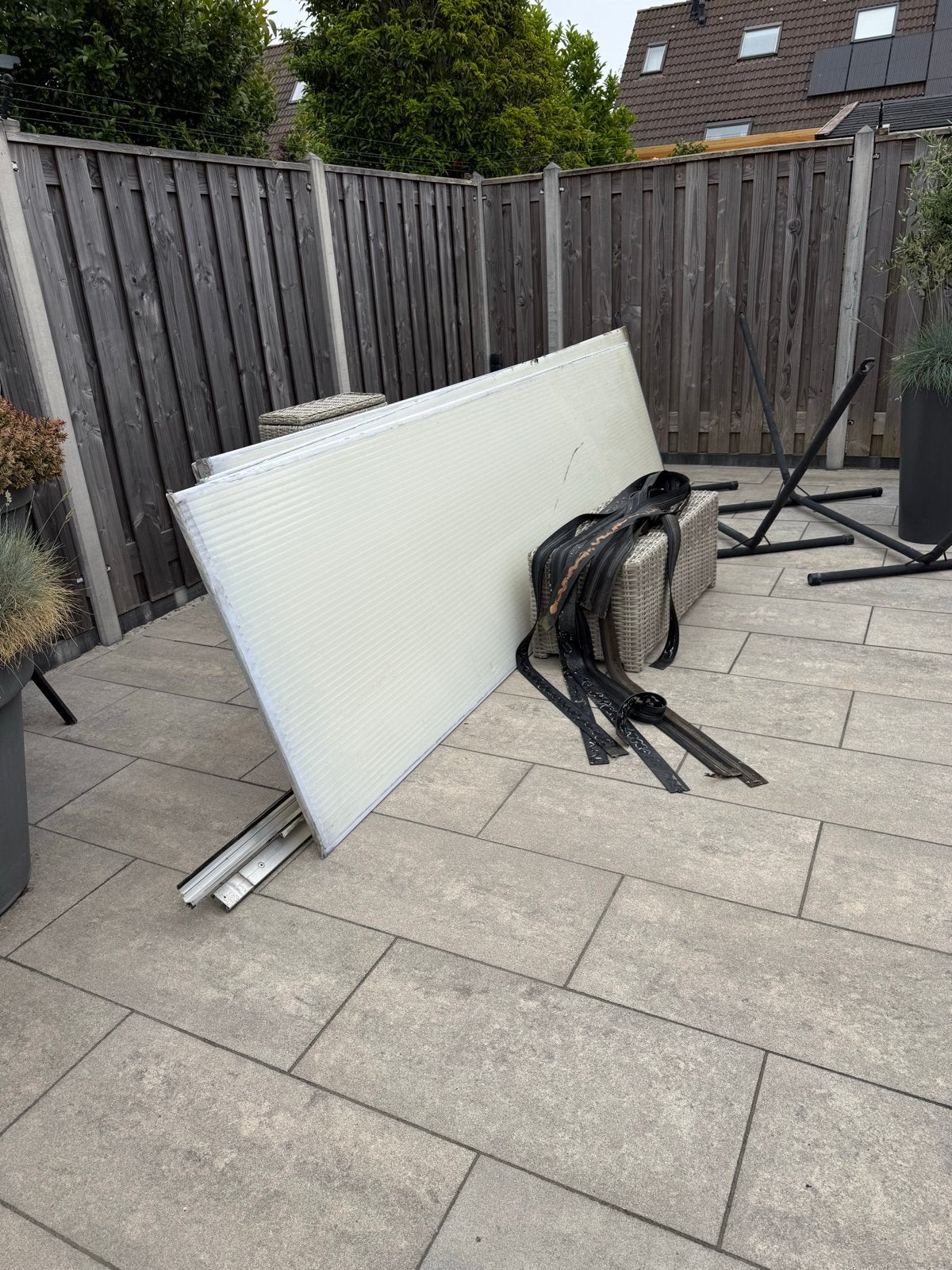 5x Polycarbonaat kanaalplaat 16mm voor overkapping, Ophalen, Gebruikt, Overige typen