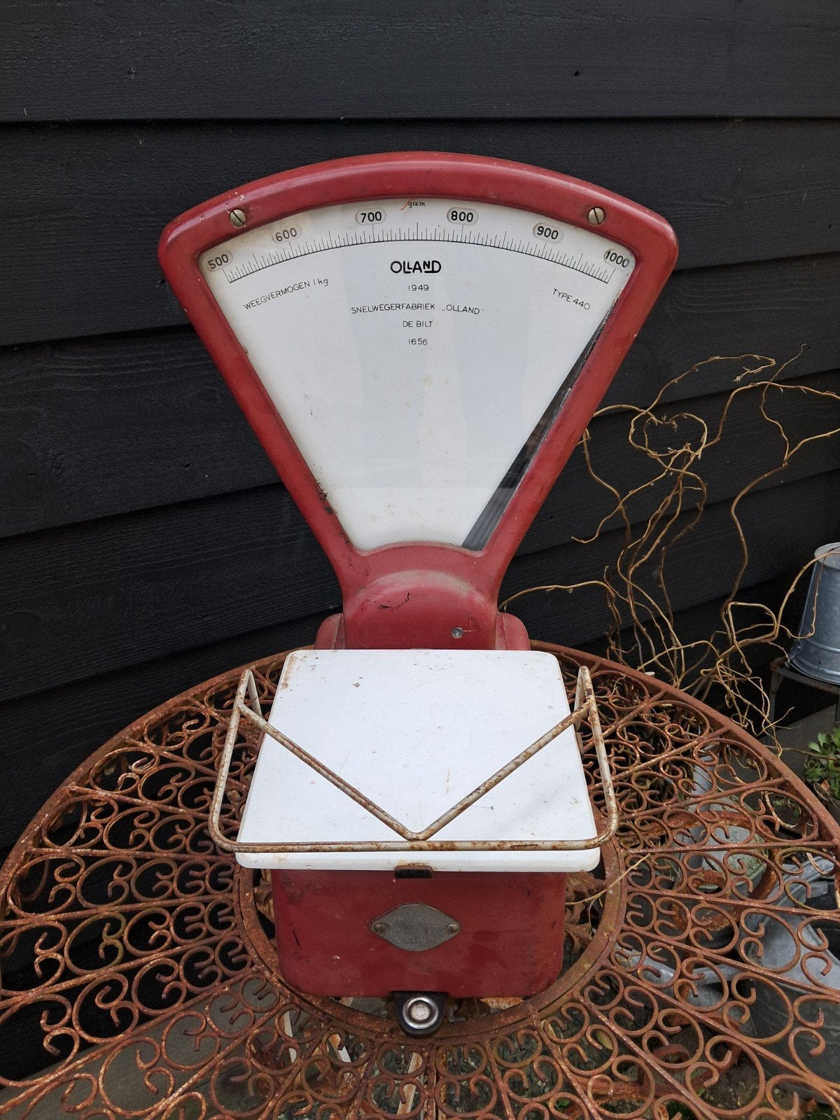 Leuke vintage Olland winkel weegschaal., Ophalen